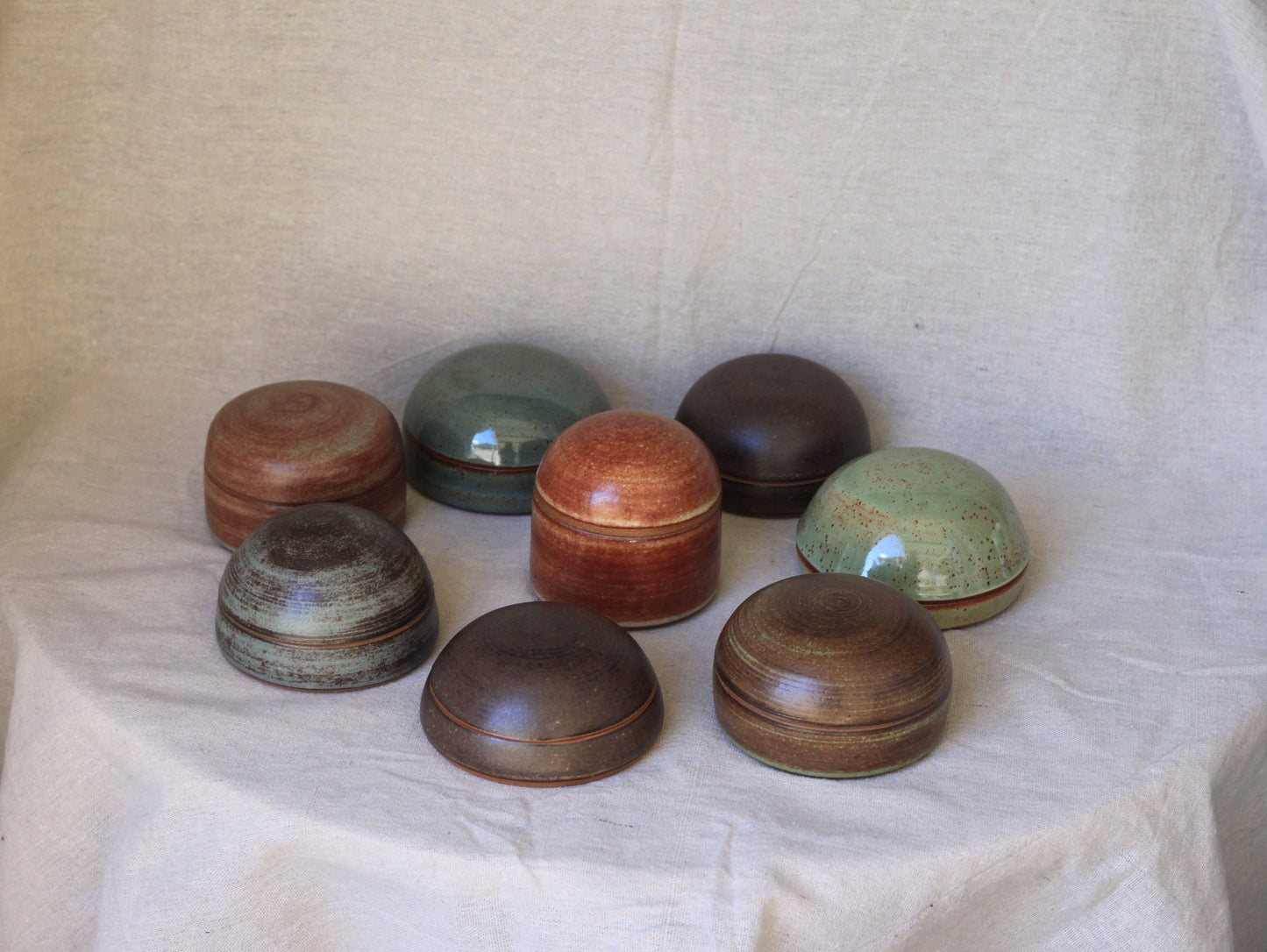 Handmade Ceramic Lidded Jar / trinket box / jewelry box