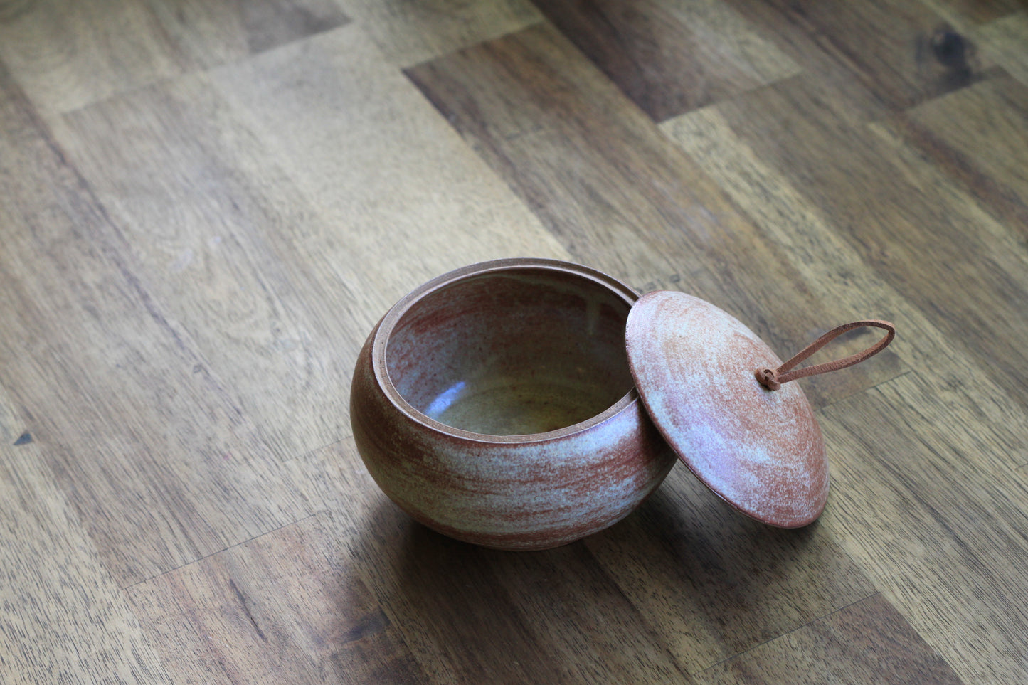 Handmade Ceramic Lidded Jar / trinket box / jewelry box