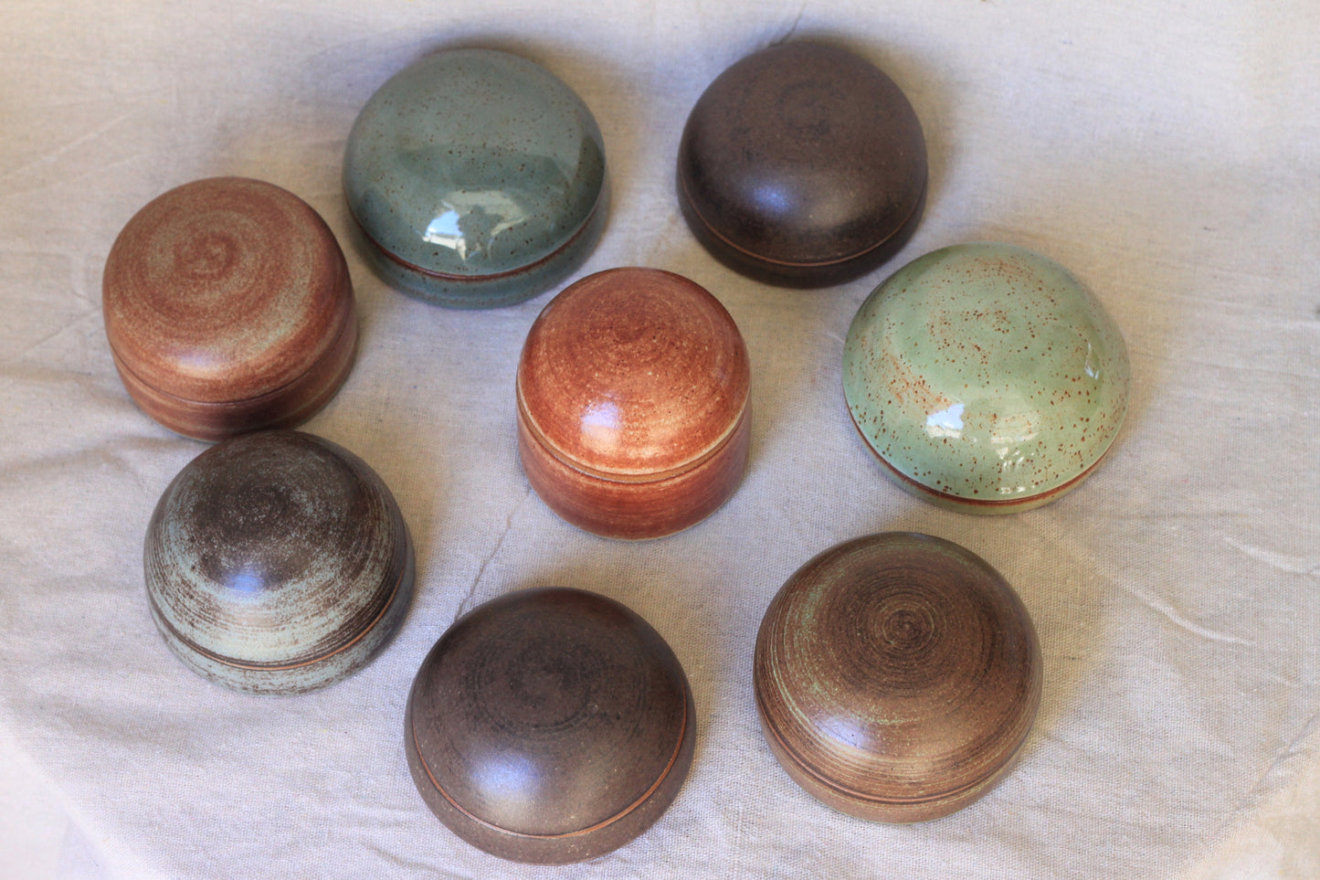 Handmade Ceramic Lidded Jar / trinket box / jewelry box