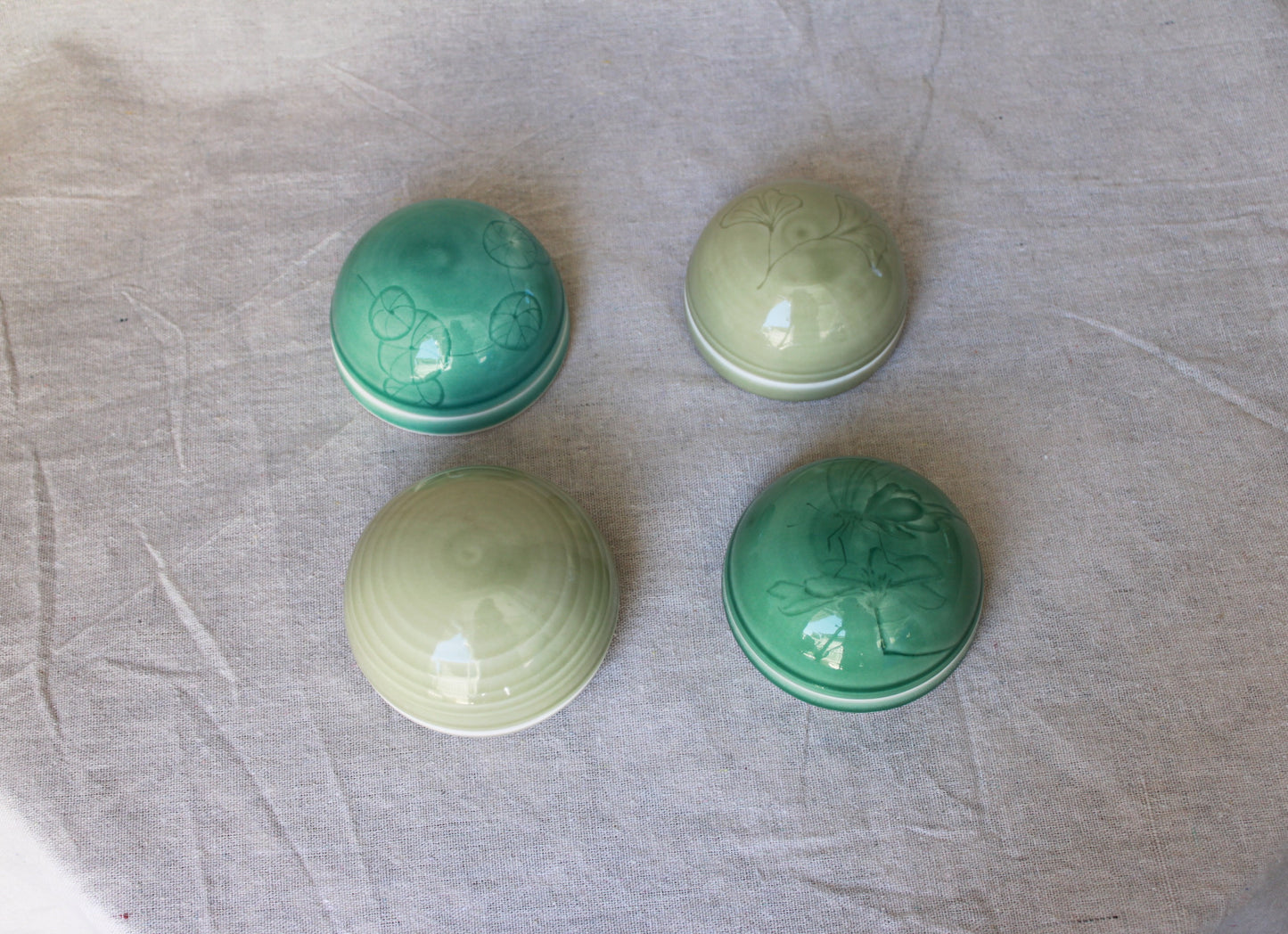 Handmade porcelain trinket box / lidded jar / jewelry box