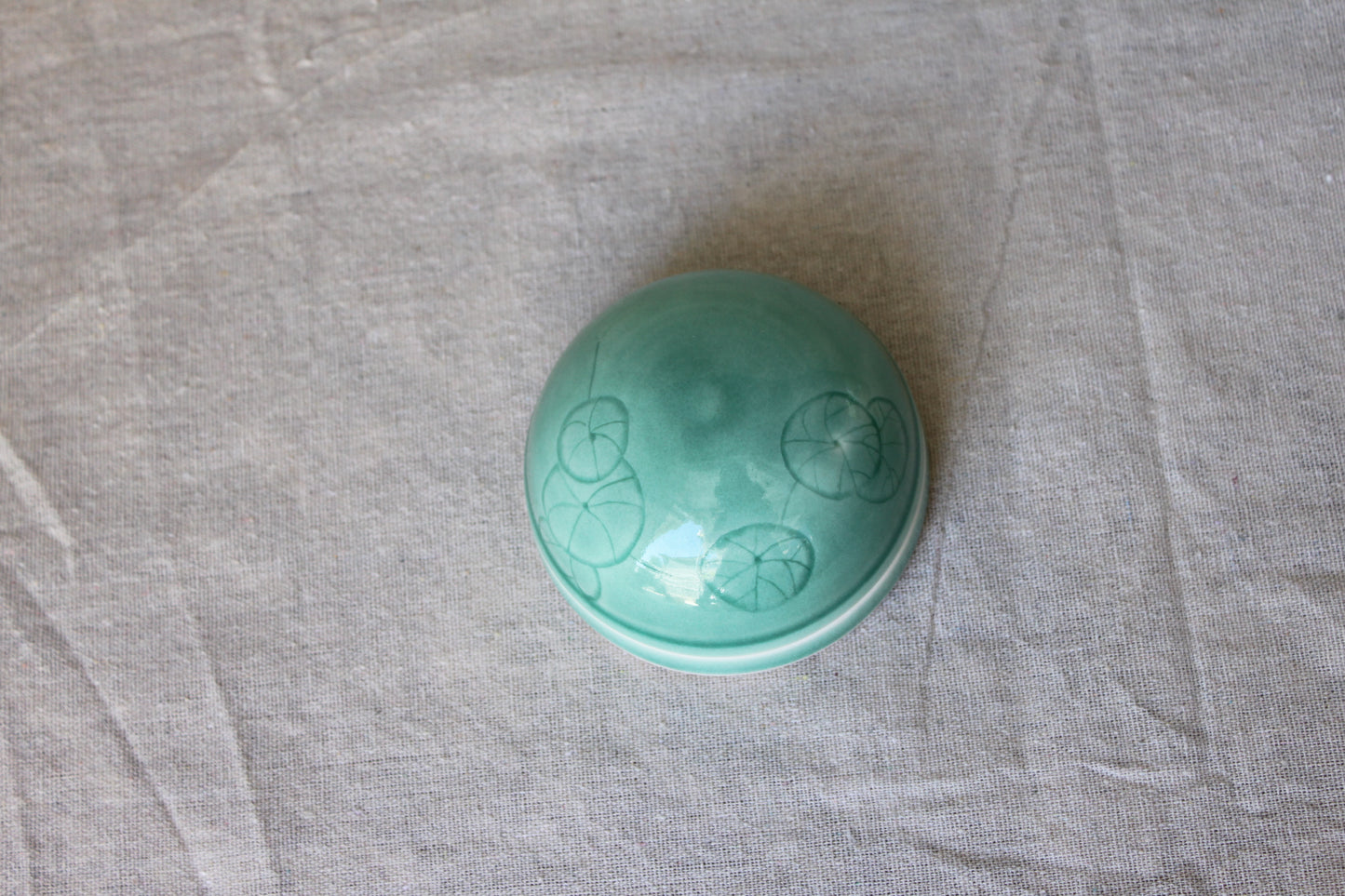 Handmade porcelain trinket box / lidded jar / jewelry box