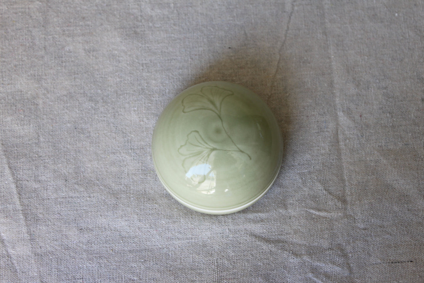 Handmade porcelain trinket box / lidded jar / jewelry box