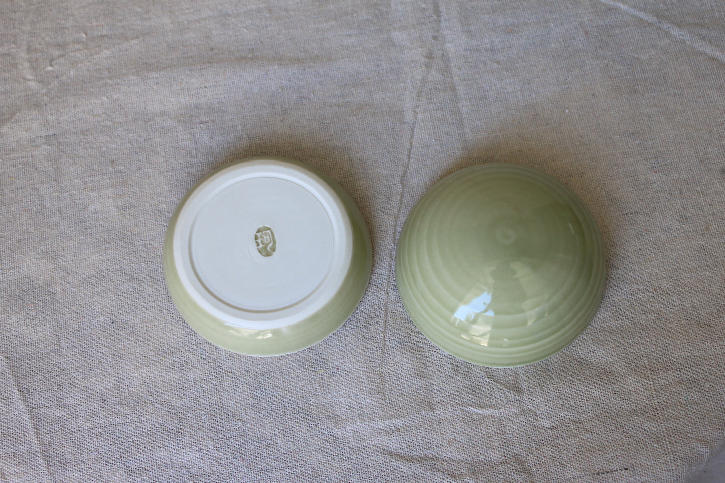 Handmade porcelain trinket box / lidded jar / jewelry box