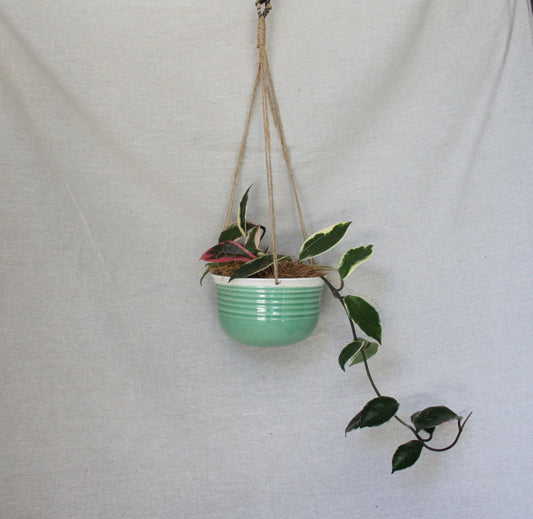 Handmade Porcelain Hanging Planter