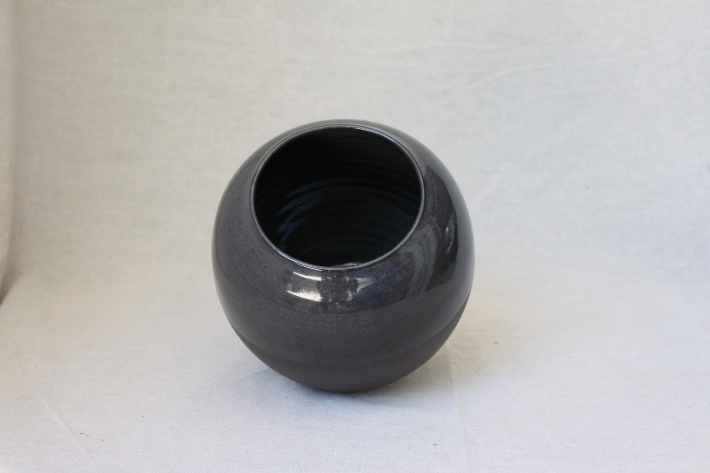 Handmade Ceramic Round Vase / Round Jar