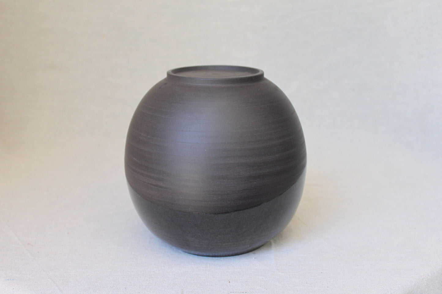Handmade Ceramic Round Vase / Round Jar