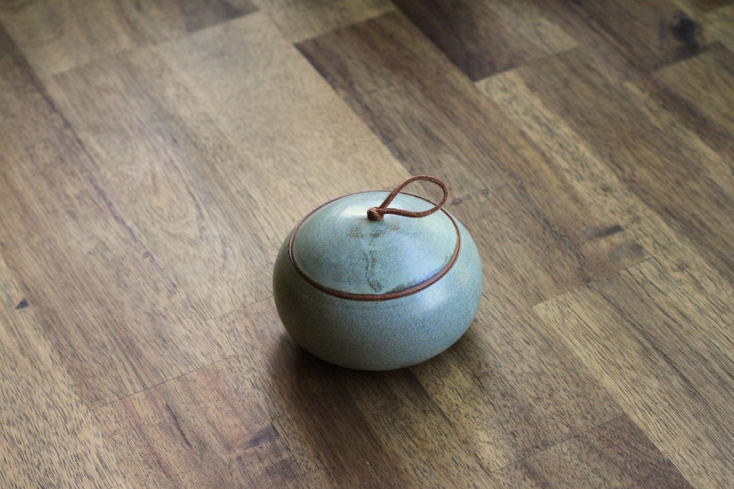 Handmade Ceramic Lidded Jar / trinket box / jewelry box